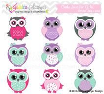Owl Baby Shower Clip Art N5