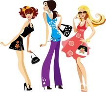 Style girls drawing