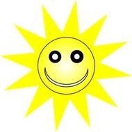 Yellow Sun Clip Art N10