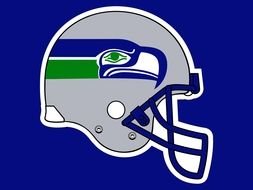 Seahawks Helmet Logo drawing