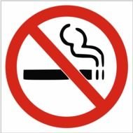 no smoking sign on transparent background