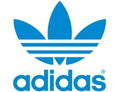 Adidas, old time blue Logo