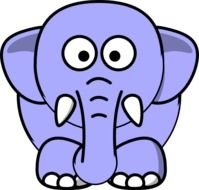 Elephant Clip Art N18