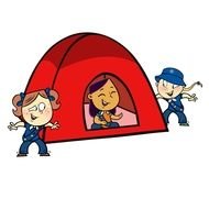 Tent Clip Art drawing