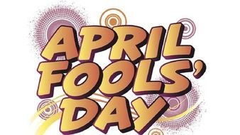 Happy Foolsâ Day, colorful greeting