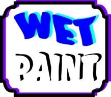 Wet Paint drawing
