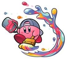Paint Kirby drawing