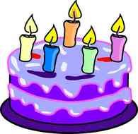 Birthday Cake Clip Art N111