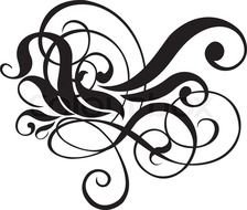 nice Fancy Scroll Design drawing