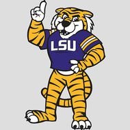 LSU Tiger Mascot Clip Art