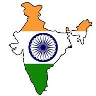 India Map banner drawing