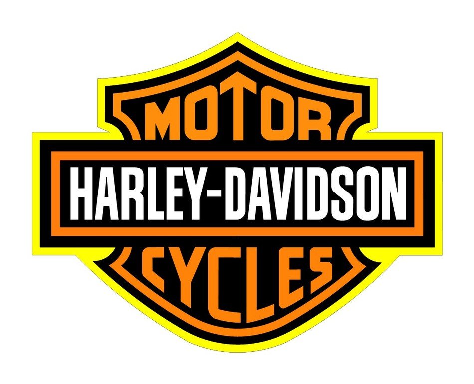 Harley Davidson logo on a white background