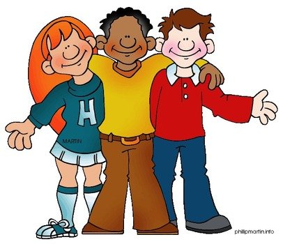 High School Students Clip Art N5