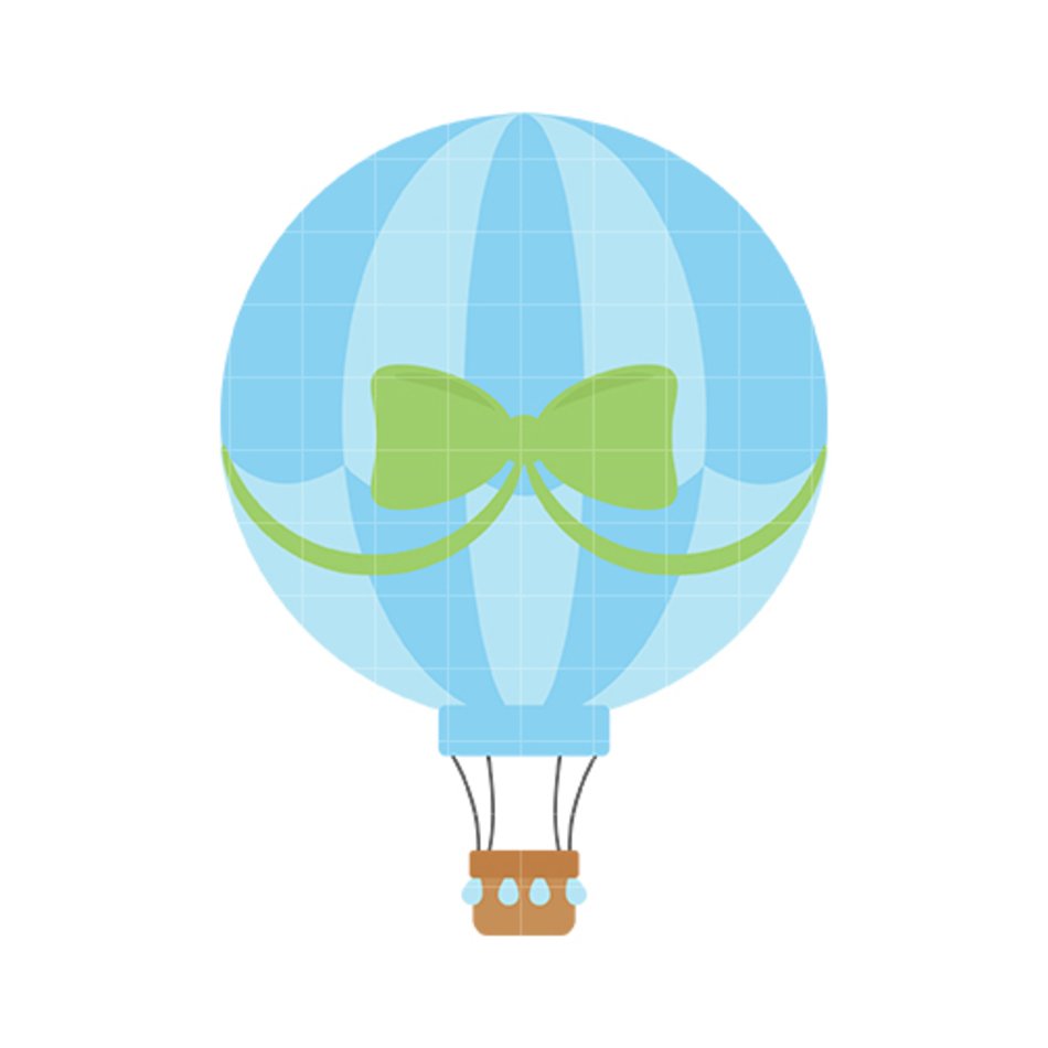 Hot Air Balloon Clip Art N36