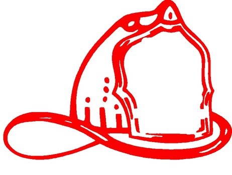 Cartoon Fire Hat