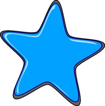 Blue Star Clip Art N9