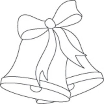 Silver Wedding Bells Clip Art N2