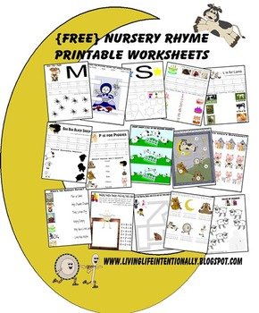 Free Printable Nursery Rhymes