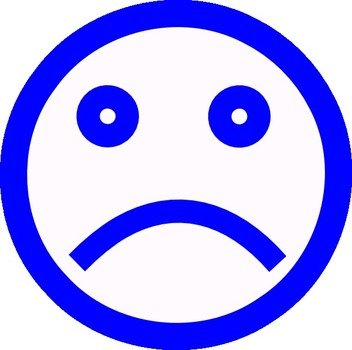 Sad Face Clip Art N26