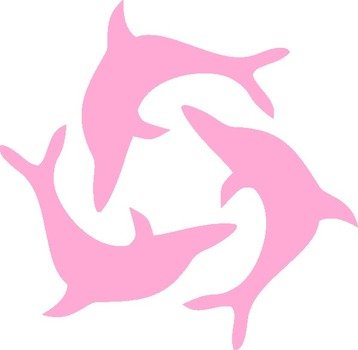 Pink Dolphin Cartoon