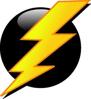 Cartoon Lightning Bolt Clip Art N2