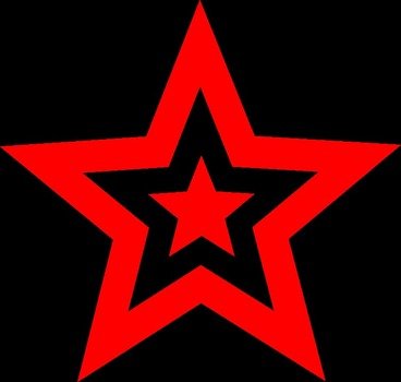 Red Star Clip Art N18 free image download