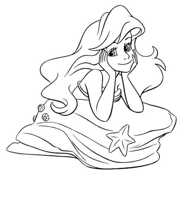 Little Mermaid Coloring Pages
