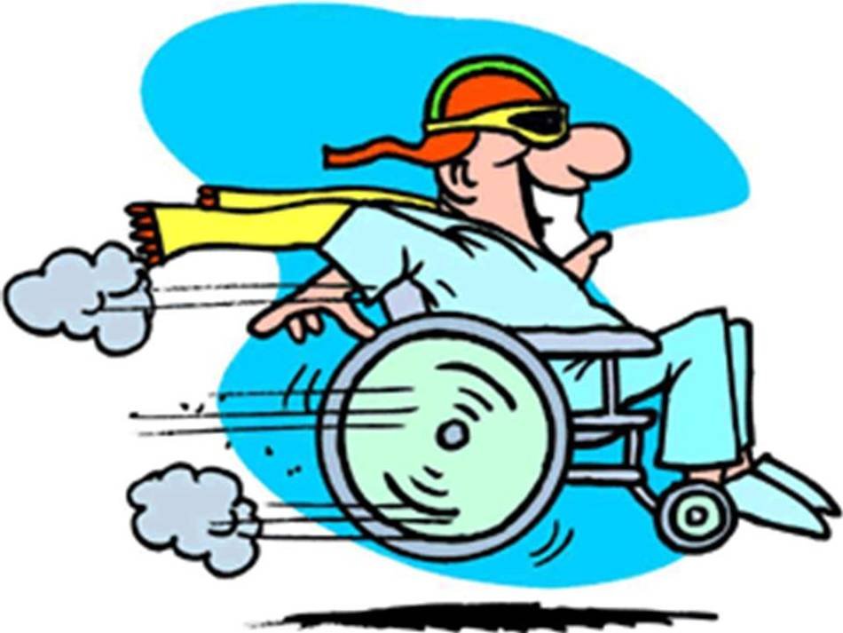 Pushing Wheelchair Clip Art drawing