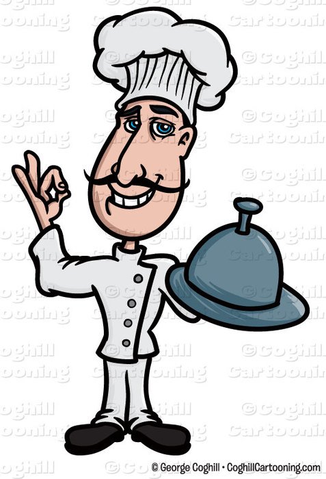 Chef Cartoon Clip Art N10