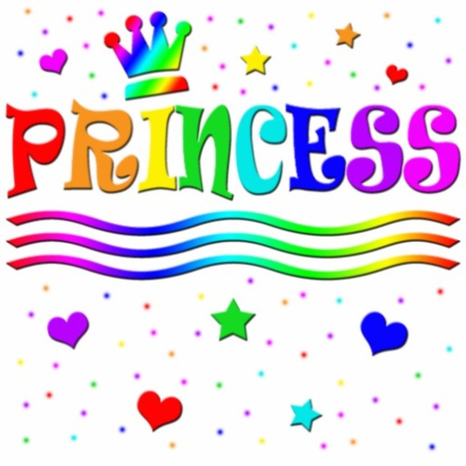 Cute Cartoon Clip Art Rainbow Princess Tiara Cut Outs