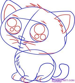 How To Draw Cute Cartoon Cats