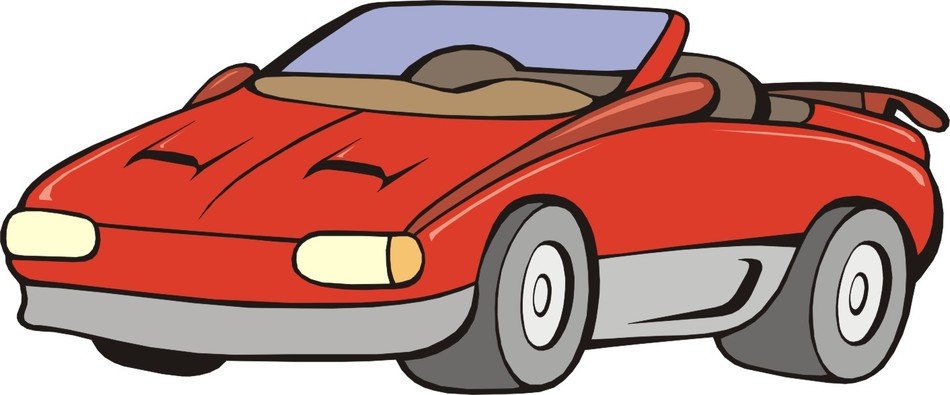 Ä°llustration of red Cartoon Car
