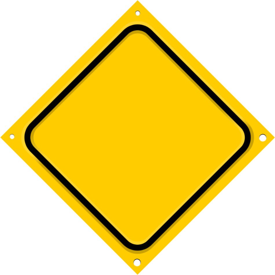 Blank Road Sign Clip Art N10