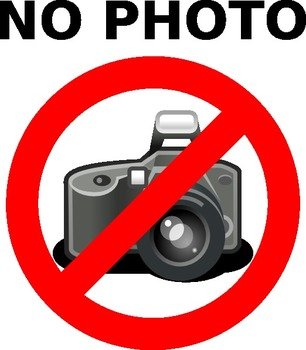 No Cameras Clip Art