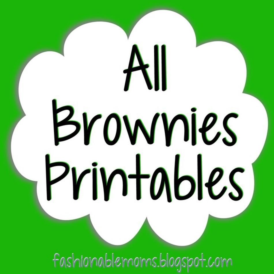 Brownie Girl Scout Free Printables