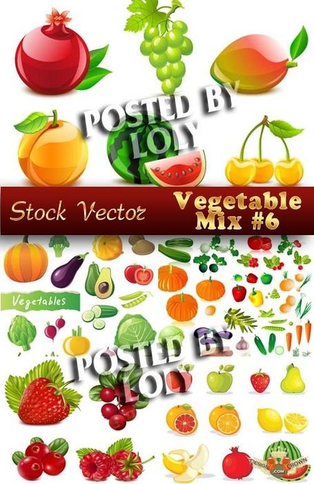 Fruits And Vegetables Clip Art N13