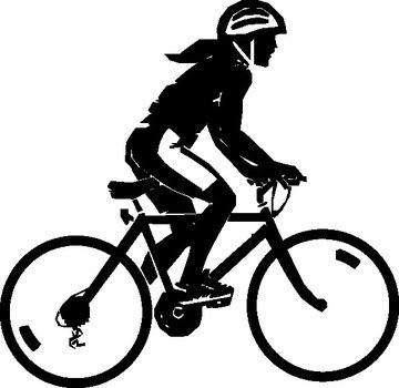 Riding Bike Rider Clip Art N2