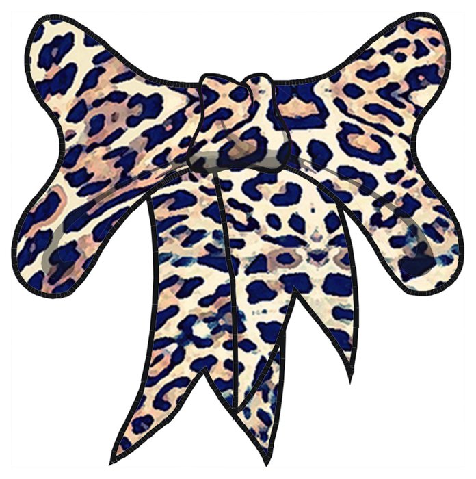 Leopard Bow Clip Art