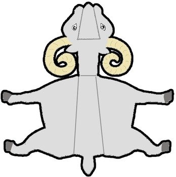 Sheep Cut Out Craft