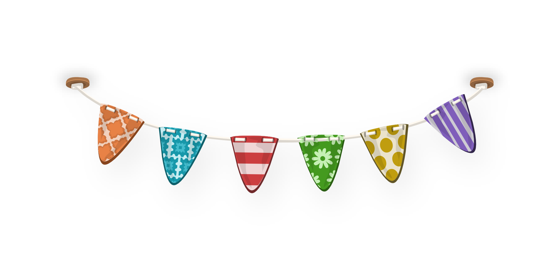 Bunting flags celebration party free image download