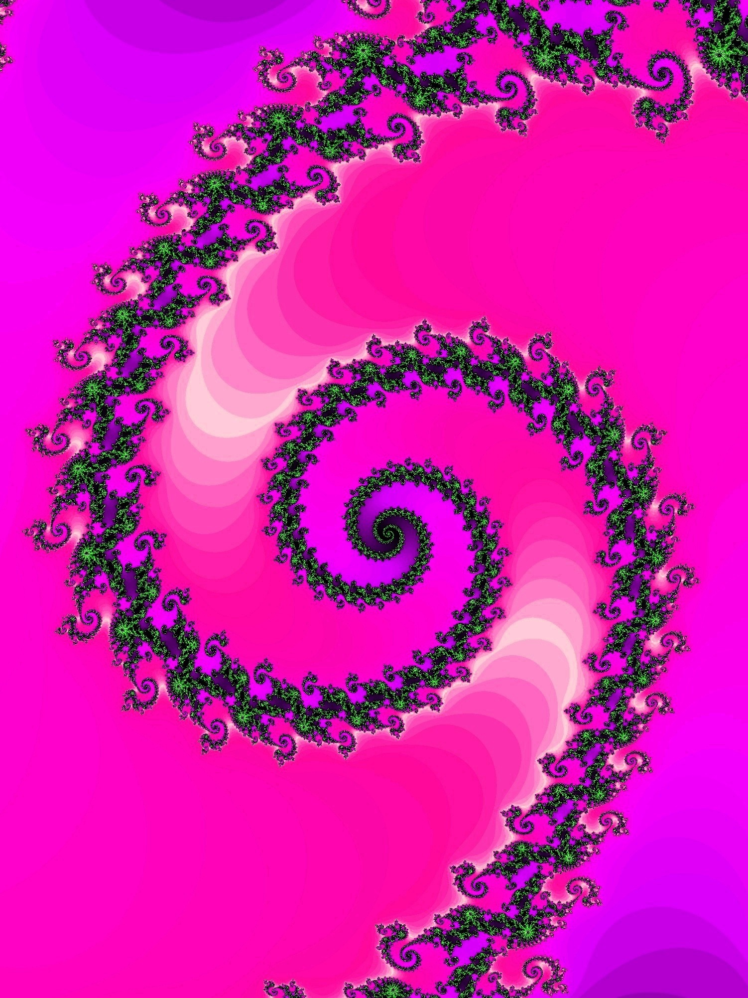 Fractal spiral curve helix free image download