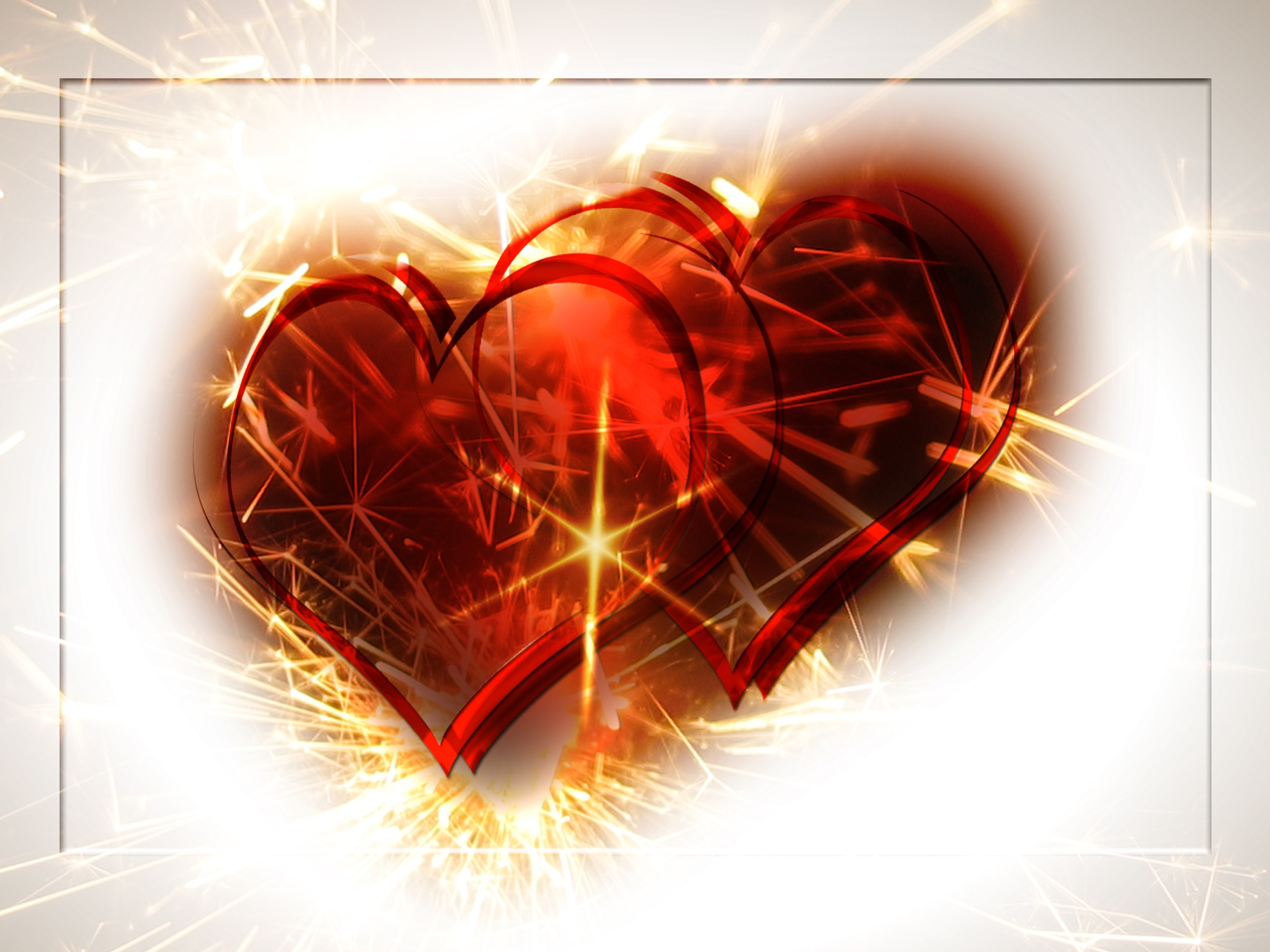 Огромное сердце любви