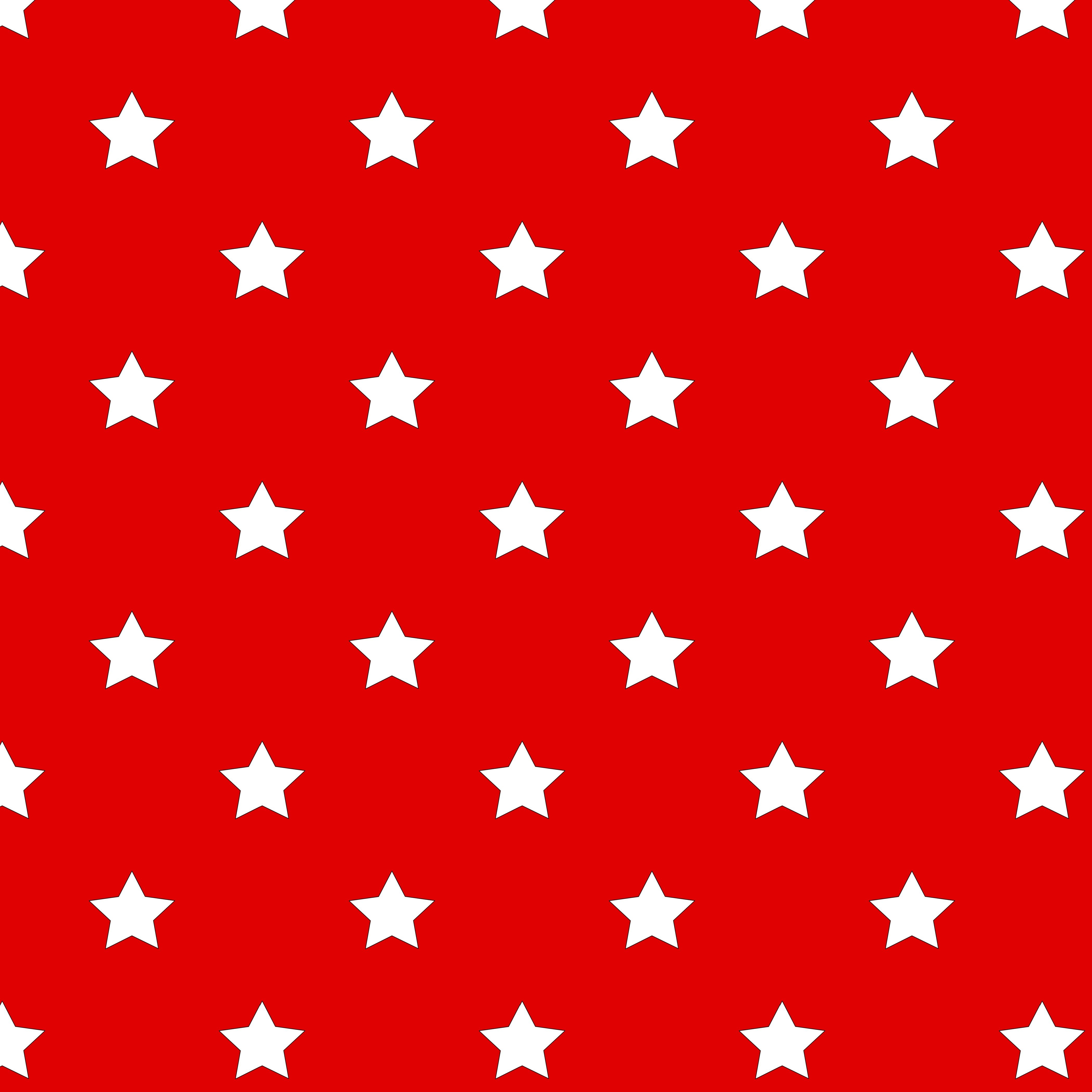 White stars on a red background free image