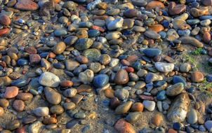 pebbles ground texture stones