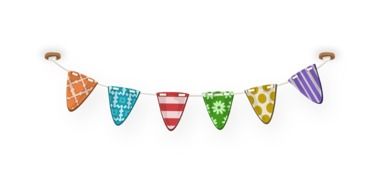 bunting flags celebration party