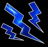 flash bright blue background