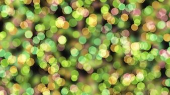 background with yellow green blurred light
