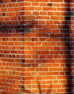 brick wall bricks red masonry