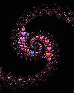 emoji hearts spiral love affection