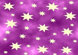 star purple background light